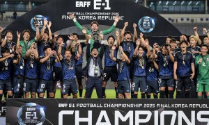 东亚杯-日本1-0韩国 三场全胜成功卫冕
